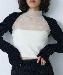 ☆韓国の人気【MISCHIEF】☆SHEER MESH TOP クロップ Tシャ.ツ☆ ROOP TOKYO tシャツ cropped mesh tops/クロップド丈メッシュ