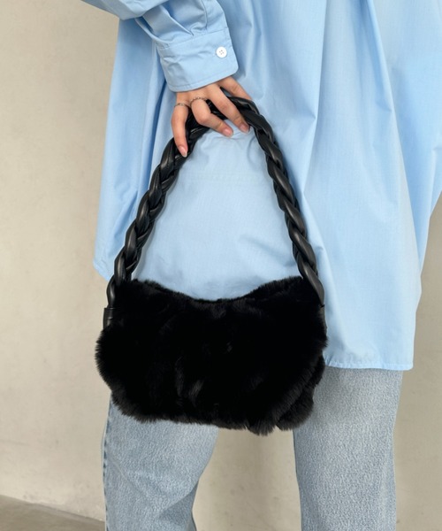 【美品】ダークグレーファーハンドバッグ 楽天市場】【美品】フェンディ 【FENDI】 ピーカブー スモール