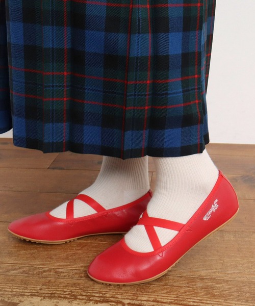 Dot＆Stripes CHILD WOMAN バレエシューズ パンプス ANNIEL 革
