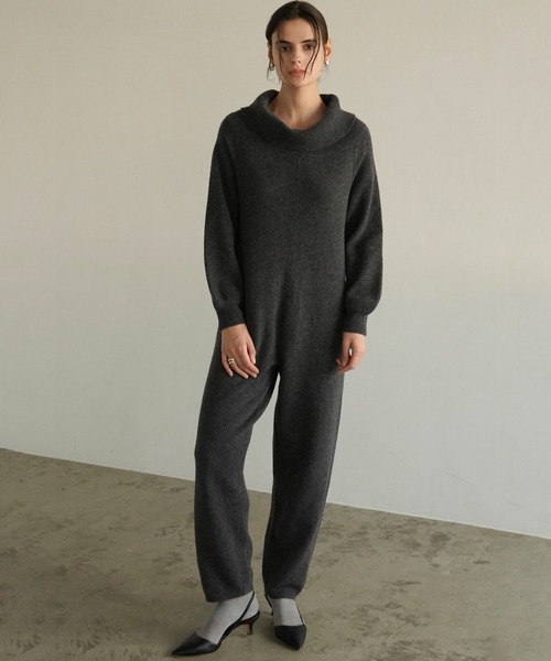 CLANE（クラネ） オールインワン OFF SHOULDER KNIT ALL IN ONE 