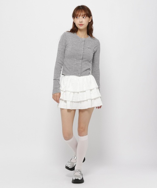 カーディガン MAGPIE ROBIN／スウェットスナップカーデ レディース MAGPIEROBIN カーディガン MAGPIE ROBIN／スウェットスナップ