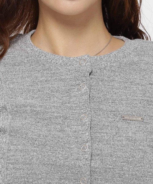 カーディガン MAGPIE ROBIN／スウェットスナップカーデ レディース MAGPIEROBIN カーディガン MAGPIE ROBIN／スウェットスナップ