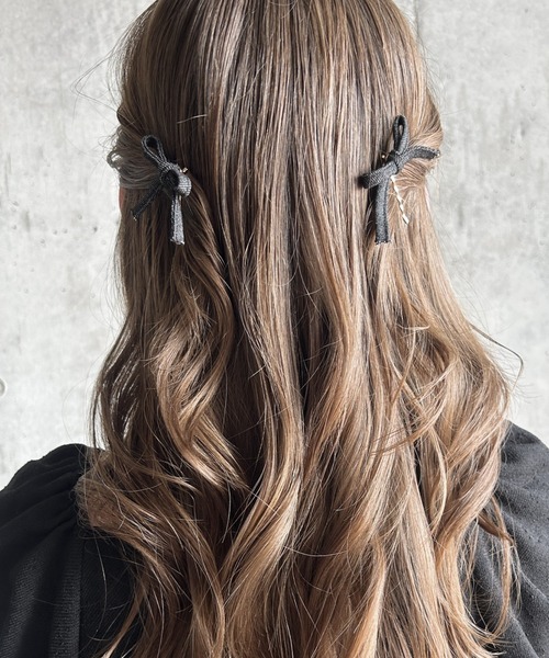 ciite' ヘアピン フレンチデニム リボンヘアピン : ZOZOTOWN Yahoo!店