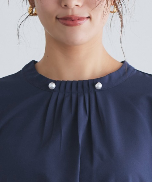 トレフルプラスワン　ピエロブラウス【パールボタン】 Tops | TREFLE＋1（トレフルプラスワン） 新品TREFLE+1 ピエロブラウス