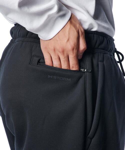 【超美品】UAディーエヌエー フリース ジョガーパンツ（ライフスタイル/MEN） UNDER ARMOUR パンツ UAディーエヌエー フリース ジョガーパンツ