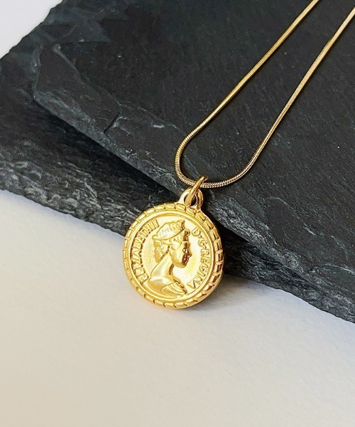 COO+i（クーイ） ネックレス サージカルステンレス コインペンダント