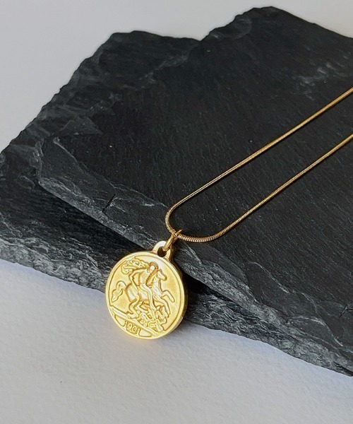 COO+i（クーイ） ネックレス サージカルステンレス コインペンダント