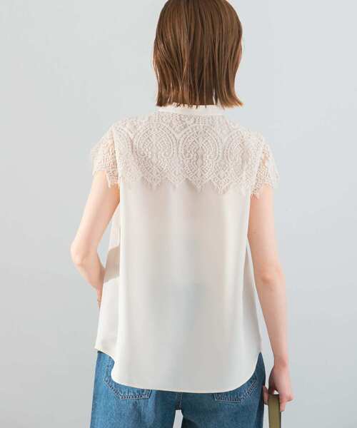 「URBAN RESEARCH ROSSO WOMEN」 ノースリーブブラウス FREE ホワイト レディース URBAN RESEARCH ROSSO WOMEN」 ノースリーブブラウス FREE オフ