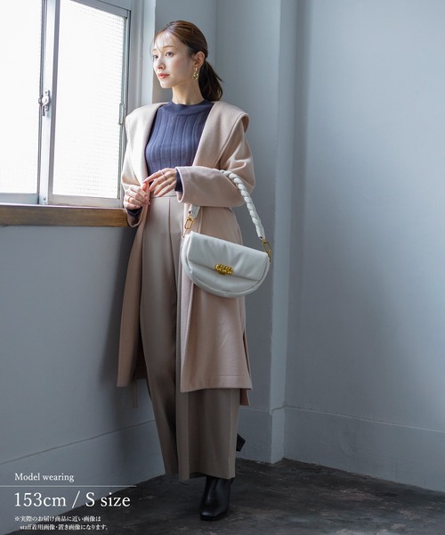 Sirin コート チェスターコート 圧縮ウールライクガウンコート「日本製