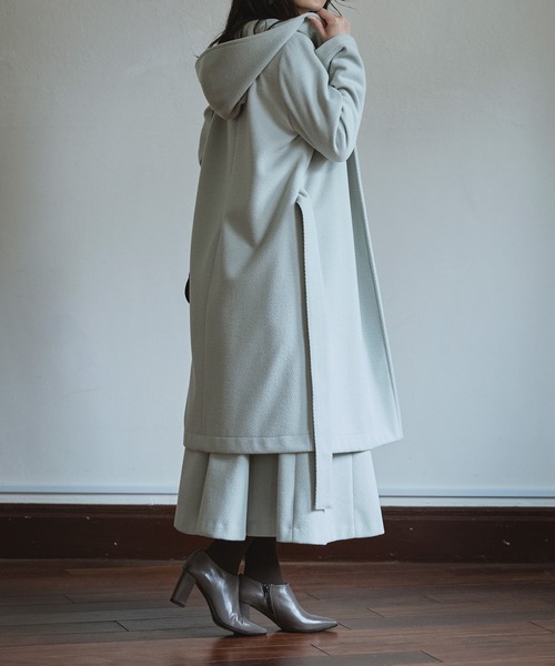 Sirin コート チェスターコート 圧縮ウールライクガウンコート「日本製