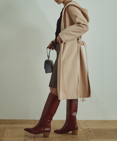 Sirin コート チェスターコート 圧縮ウールライクガウンコート「日本製