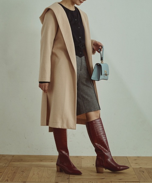 Sirin コート チェスターコート 圧縮ウールライクガウンコート「日本製