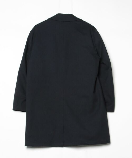 美品 マッキントッシュフィロソフィー ステンカラーコート ライナー ネイビー40 マッキントッシュフィロソフィー ライナー付きステンカラーコート