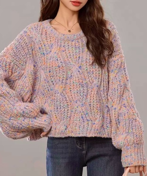 CUPIDO DI MARE ケーブル編みニットセーター CUPIDO DI MARE ケーブル