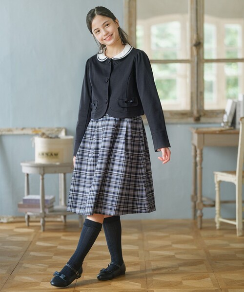 組曲（KUMIKYOKU） スカート 「150-170cm」KUMIKYOKU CHECK ジャンパー