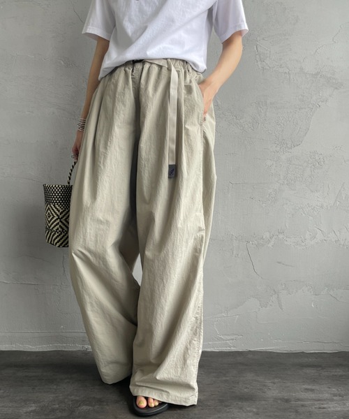 GRAMICCI パンツ 「GRAMICCI/グラミチ」 別注 2タック タッサー