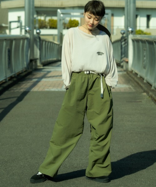 GRAMICCI パンツ 「GRAMICCI/グラミチ」 別注 2タック タッサー