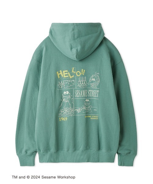 SESAME STREET（セサミストリート） パーカー 「UNISEX」HELLOパーカー