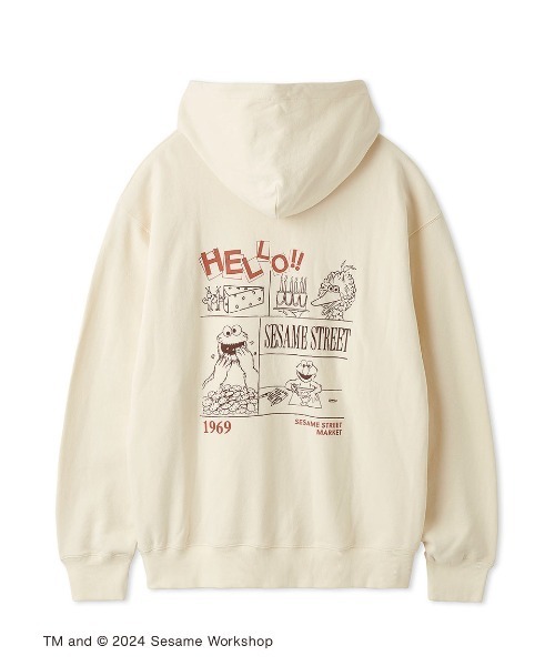 パーカー 「UNISEX」HELLOパーカー レディース メンズ