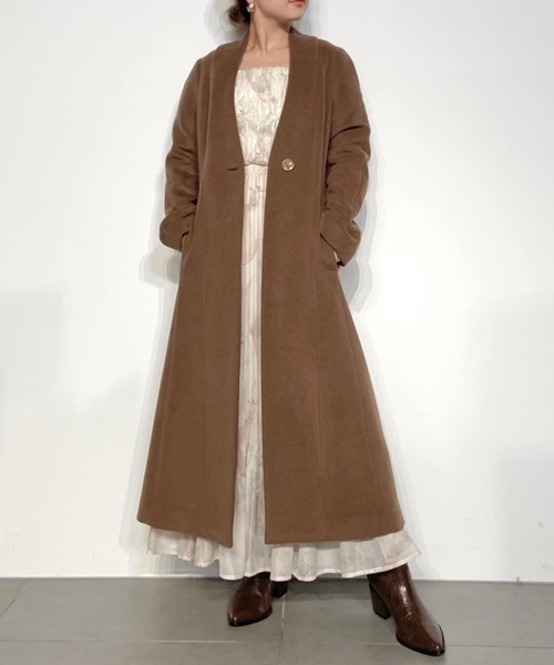 「LILY BROWN」 コート 0 ブラウン レディース_画像3