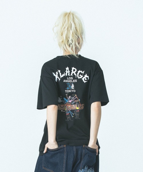 早い者勝ち XLARGE HANG OUT S/S POCKET TEE インパクト大◎ XLARGE - HANG OUT S/S POCKET TEE / ブラック | Tempt