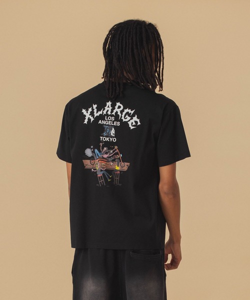 早い者勝ち XLARGE HANG OUT S/S POCKET TEE インパクト大◎ XLARGE tシャツ HANG OUT S/S POCKET TEE メンズ レディース