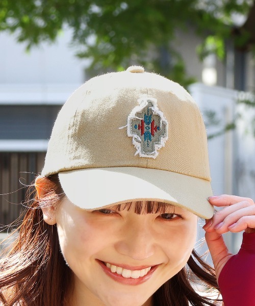 帽子 gokiichiki チチカカ（TITICACA） キャップ 帽子 モチーフアップリケキャップ