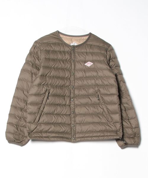 DANTON ダウンジャケット 38サイズ　レディースL　 オリーブ Danton（ダントン） ダウンジャケット 38 オリーブ レディース