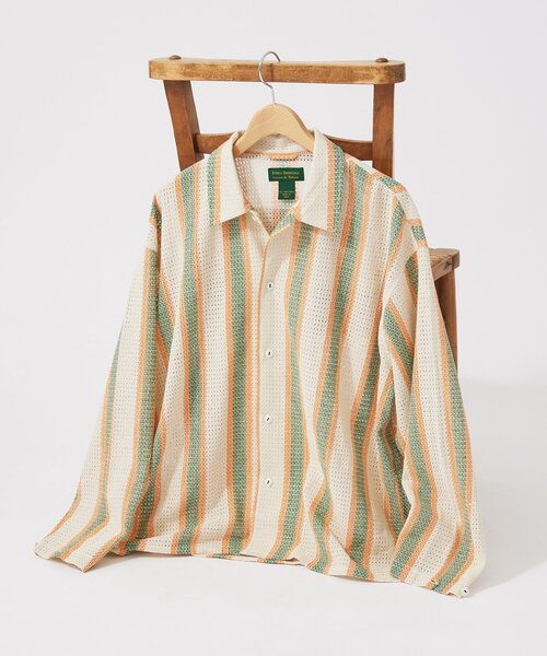 INDIA COTTON クロシェシャツ JOURNAL STANDARD relume シャツ INDIA COTTON クロシェシャツ
