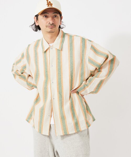 INDIA COTTON クロシェシャツ 予約》INDIA COTTON クロシェシャツ(508388054) | ジャーナル