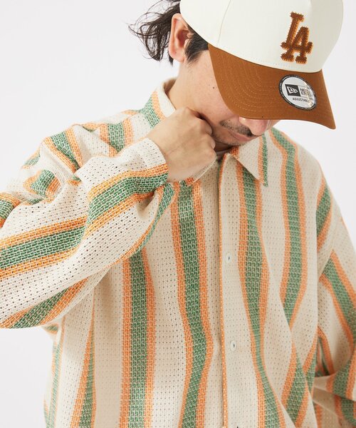 JOURNAL STANDARD relume シャツ INDIA COTTON クロシェシャツ
