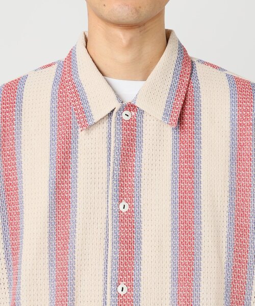 INDIA COTTON クロシェシャツ JOURNAL STANDARD relume シャツ INDIA COTTON クロシェシャツ