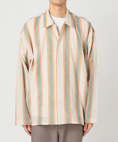 JOURNAL STANDARD relume シャツ INDIA COTTON クロシェシャツ
