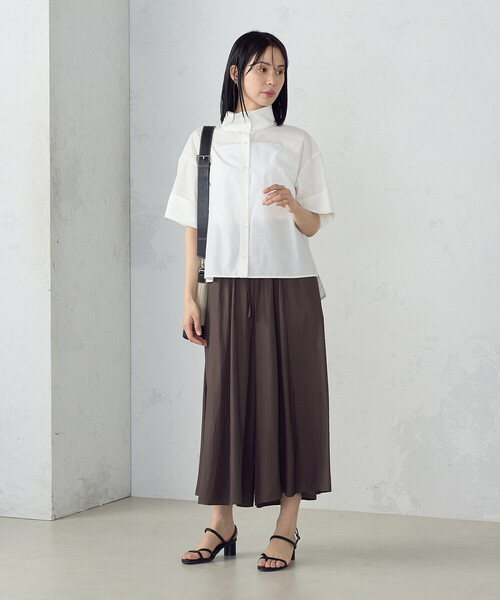コムサイズム スカート パンツ スーツ セットアップ 3点セット ストライプ 事務服 パンツスーツセット スカートスーツセット レディース 20代30代