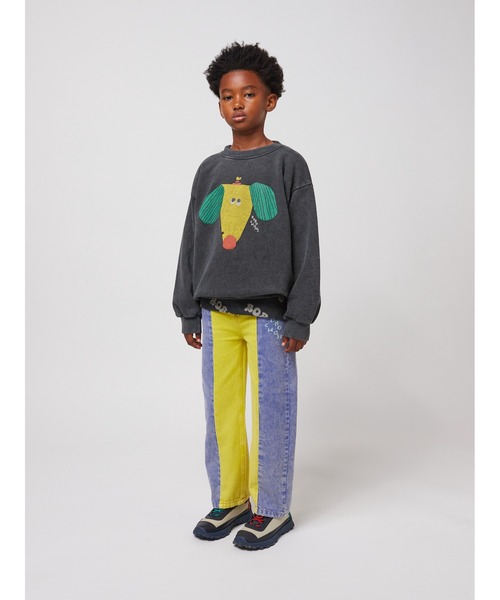 BOBO CHOSES トレーナー Happy Dog sweatshirt キッズ 子供服