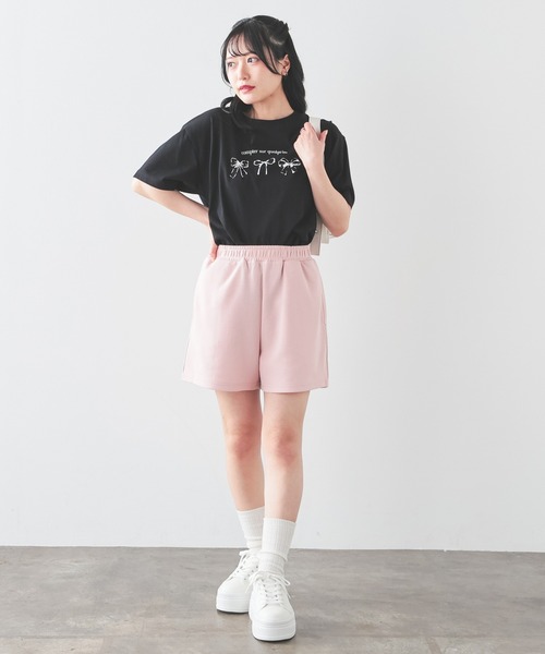 Honeys スウェットパンツ ジャージ ライン入りショートパンツ