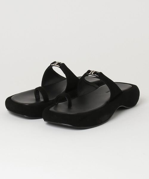   Logoサンダル LOW CLASSIC サンダル LOGO TOE LOOP FLIP FLOP レディース