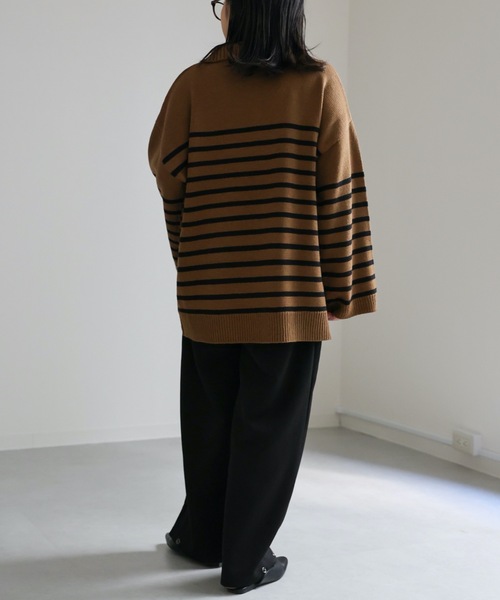 「ap retro」 長袖ニット FREE アイボリー レディース_画像4