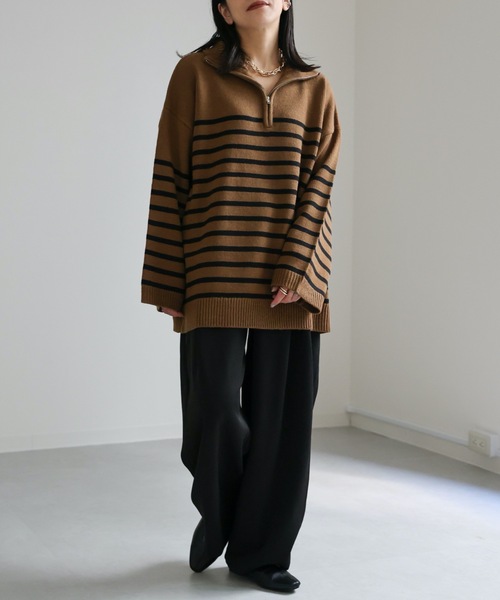 「ap retro」 長袖ニット FREE アイボリー レディース_画像5