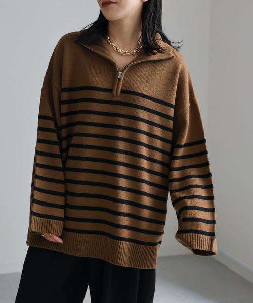 「ap retro」 長袖ニット FREE アイボリー レディース_画像8