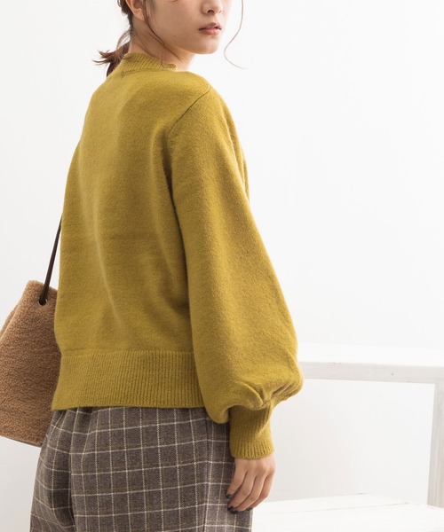 「POU DOU DOU」 長袖ニット 3 ブルー レディース_画像9