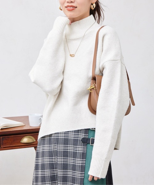 「Chez toi」 長袖ニット FREE オフホワイト レディース_画像6