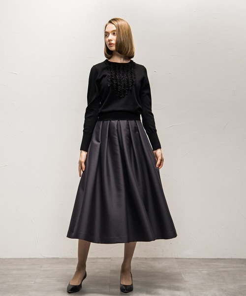 「LAUTREAMONT DE CLASSE」 長袖ニット 9号 ブラック レディース_画像9