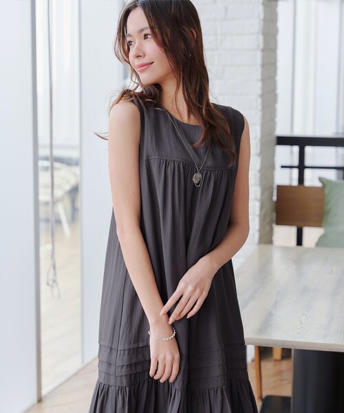 小倉優子着用　allureville シルキーポリエステルワンピース 半袖 楽天市場】【小倉優子さん着用・洗える・XSサイズ】麻調