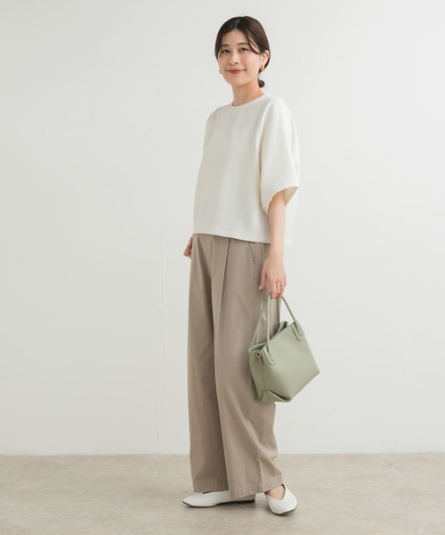 tシャツ 袖ボリュームプルオーバー レディース URBAN RESEARCH DOORS tシャツ 袖ボリュームクロップドプル