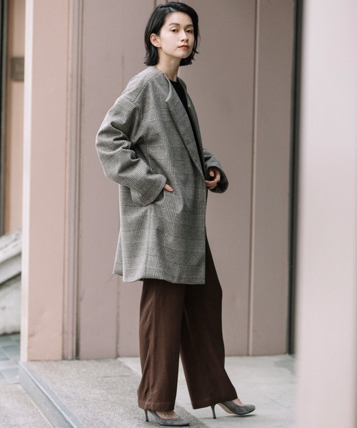 「Munich」 コート S ブラウン系その他 レディース_画像3