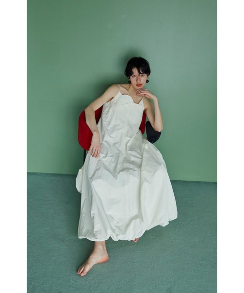 OMMO（オーエムエムオー） ワンピース LAYERED BALLOON CAMI OP