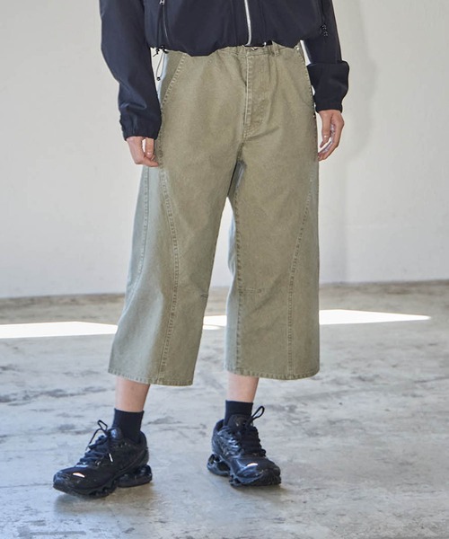 CONZ ジーンズ パネルカプリカットパンツ メンズ : ZOZOTOWN Yahoo!店