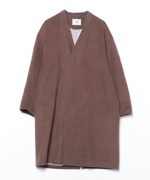 tk.TAKEO KIKUCHI（ティーケータケオキクチ） ノーカラーコート