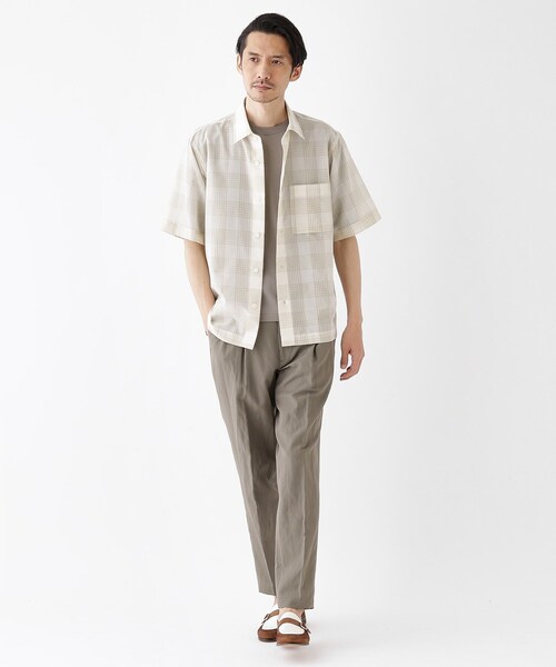 タケオキクチ（TAKEO KIKUCHI）/【THE FLAGSHIP】シアーチェック シャツ TAKEO KIKUCHI（タケオキクチ） シャツ 「THE FLAGSHIP」シアー